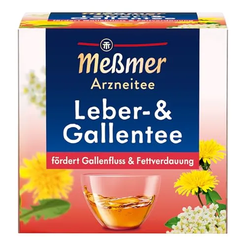 Produktbild Meßmer Leber- & Gallentee mit Pfefferminzblättern