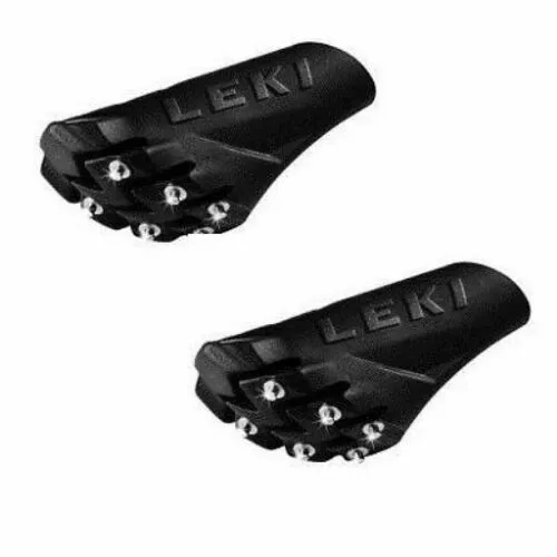 Paar Leki Gummipuffer Spitzen Silent Spike Pad Pads Leki Nordic Walking Stöcke 1