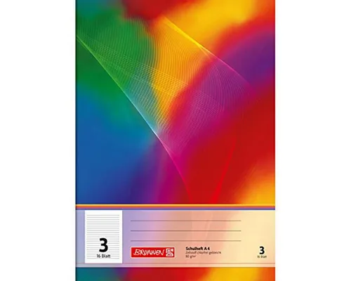 Produktbild Brunnen Schulheft A4, liniert, 16 Blatt