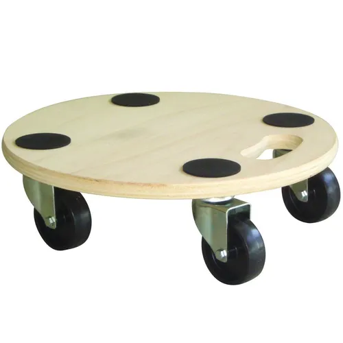 Wagner Transportroller Rund 250 kg - Robuster Transportroller für bis zu 250 kg, ideal für einfache Möbelbewegungen in Werkstätten oder Zuhause, gefertigt aus langlebigem Birke Multiplex.