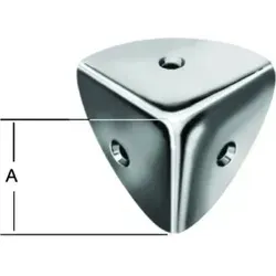 VORMANN Kistenecke hohe Form H45, S1, Stahl verzinkt