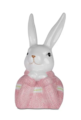Deko Hase Osterhase Hasen Büste Kopf Oster Tier Garten Ei Osterei Figur Skulptur