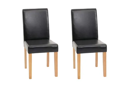 PROREGAL® Esszimmerstuhl Esszimmerstuhl klassisch und zeitlos HxBxT 90x43x56cm Material, Farbe (2 St), Mit hochwertigem Bezug, erhältlich in vielen Ausführungen