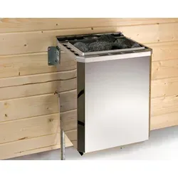 Weka Sauna-Dampfbad-Kombiofen 4,5 kW - Saunaöfen, ideal für Kabinengrößen von 3 bis 6 m³, mit doppelwandigem Außenmantel und integrierter Verdampferschale für ein perfektes Saunaerlebnis.