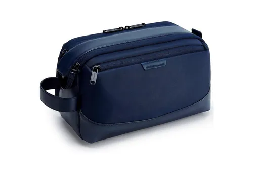 LuxusKollektion Kulturbeutel Kulturbeutel Herren Reise Kultur Organizer Leder Dopp Kit Rasierbeutel