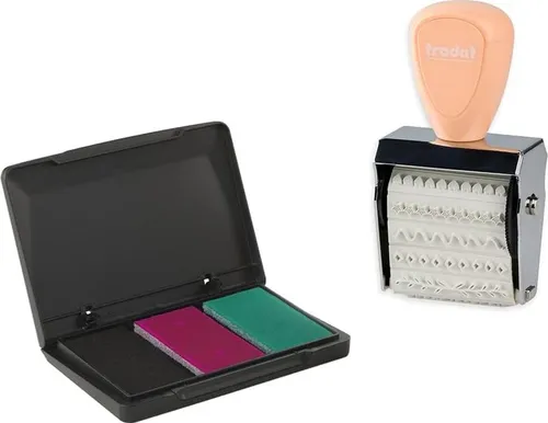 trodat Creative Mini/V1 Pastell Creme + Kissen 3Farben 1129