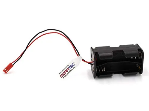 Batterie Box kompatibel mit JST BEC - 4 x AA - 6 V von marfitec