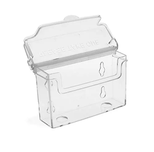 taymar Visitenkartenbox mit Deckel im Querformat, Wetterfest (auch für den Außenbereich geeignet)