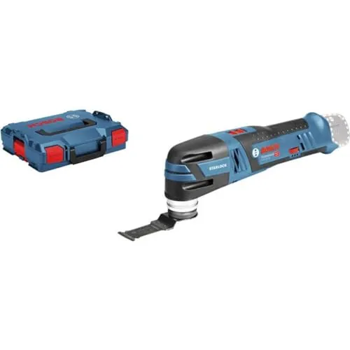 Bosch Professional Akku-Multi-Cutter GOP 12 V-28 Solo - Multifunktionswerkzeug mit Starlock-Schnittstelle, ergonomisch und ideal für Trockenbau- und Schleifarbeiten