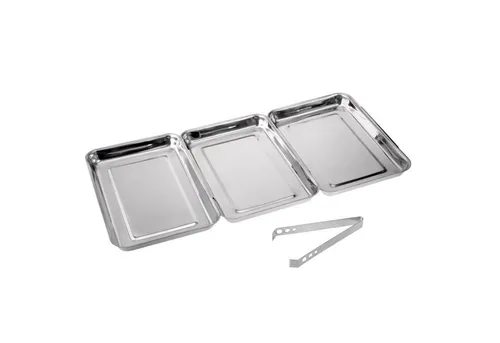 GRÄWE Schale Panierset 4-tlg. aus Edelstahl 18/10 in silber von GRÄWE