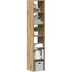 vidaXL Bücherregale 2 Stk. Stapelbar Artisan-Eiche - TV-Schränke mit zwei Montagemöglichkeiten für flexible Raumnutzung. Stapelbar oder nebeneinander, bieten sie reichlich Stauraum und sind pflegeleicht.