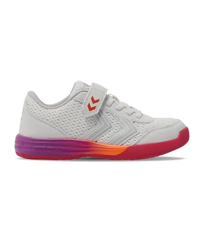 HUMMEL Kinder Freizeitschuhe MULTIPLAY FLEX VC JR - Bequeme Freizeitschuhe mit Klettverschluss und stabiler Außensohle. Die spezielle TPR-Sohle sorgt für optimalen Grip, während die EVA-Zwischensohle zusätzlichen Komfort bietet. Ideal für aktive Kinder!