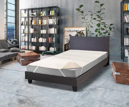 SETEX Molton Matratzenschutz 180 x 200 cm - Hochwertiger Matratzenschoner aus 100 % Baumwolle mit 4 Eckgummis für rutschfesten Sitz, schützt optimal gegen Schweiß und Feuchtigkeit – Schadstoffgeprüft und temperaturausgleichend.