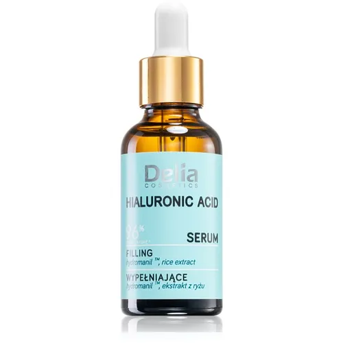 Delia Cosmetics Hyaluronic Acid auffüllendes Serum für Gesicht, Hals und Dekolleté 30 ml