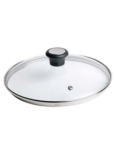 Tefal Glass Lid 30 cm - Hochwertiger Glasdeckel für Töpfe, hitzebeständig und perfekt zum Sichtkochen