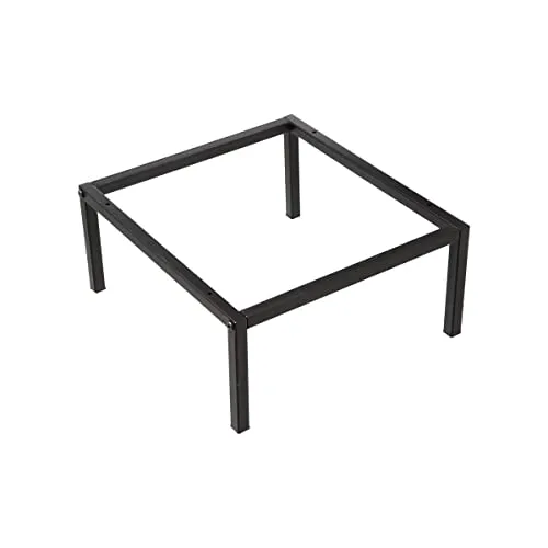 five simply smart 5five – Schwarze Metall-Regalfüße – L 34 x B 29 x H 15 cm – Halterung für Mix'n'Modul-Möbel 5