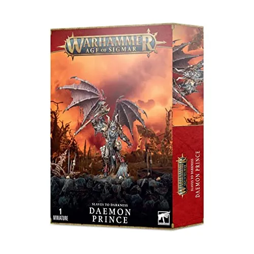 Warhammer AoS & 40k - Slaves to Darkness Daemon Prince - Tabletop Spiele, mehrteiliger Bausatz für einen mächtigen Daemon Prince, ideal für Warhammer Age of Sigmar und Warhammer 40.000