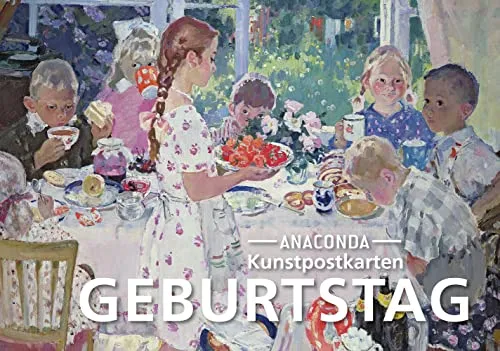 Postkarten-Set Geburtstag: 18 Kunstpostkarten aus hochwertigem Karton. ca. 0,28€ pro Karte (Anaconda Postkarten, Band 58)