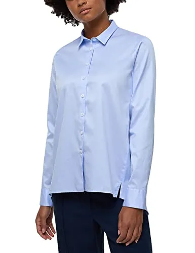 Eterna Blusentop Bluse 5750 D904 blau XL (42) - Elegante Bluse aus 100% Baumwolle in Blau, ideal für einen modischen Auftritt im Büro oder in der Freizeit. Größe 42.