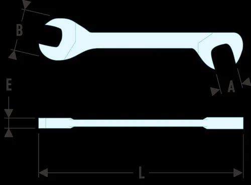 Facom 34,11 Maulschluessel ''Mikromechanik'' 11 mm