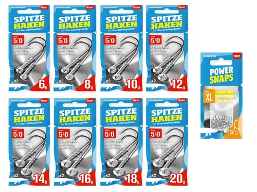 Lieblingsköder Jighaken Lieblingsköder Jigkopf-Set 5/0 von Lieblingsköder
