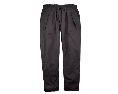 North 56°4 by Allsize Übergröße Regenhose in Schwarz, Größe: 6XL - Hochwertige Regenhose für Herren in Übergrößen, ideal für Sport und Freizeit. Robuste Verarbeitung sorgt für Komfort und optimale Passform, auch in 8XL erhältlich.