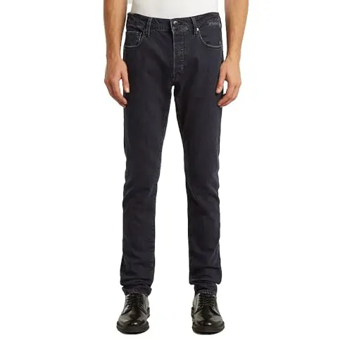G-STAR Slim-fit-Jeans 3301 Slim - Schwarz mit toller Waschung - Modische Slim-fit-Jeans aus atmungsaktivem Denim mit 2% Elasthan für optimalen Tragekomfort, ideal für trendbewusste Männer.