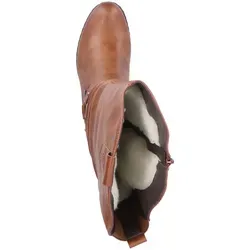 RIEKER Damen Westernstiefel, Gr. 39, braun - Modische Cowboystiefel aus Lederimitat mit wasserabweisender riekerTEX-Membran, ideal für jedes Wetter. Bequem und stylisch für jeden Anlass.