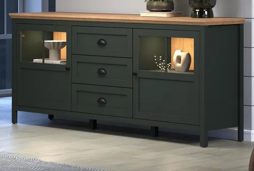 Furn.Design Sideboard Stanton in Landhaus Grün