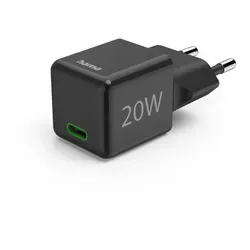 Schnellladegerät, USB-C, Super-Mini-Charger, PD, 20 W, Schwarz (00201984) - Schwarz