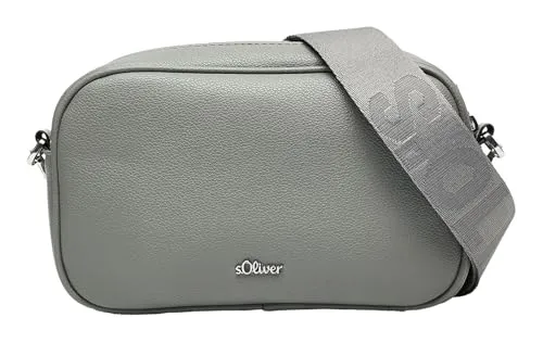 s.Oliver Umhängetasche Crossbody Bag (Set, 2-tlg) - Stilvolle Umhängetasche aus 100% Polyurethan mit abnehmbarem Schulterriemen, inklusive praktischer Utensilientasche. Ideal für den modischen Alltag und Ihre Essentials.