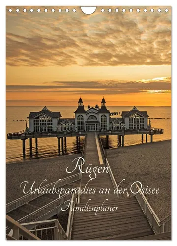 Rügen - Urlaubsparadies an der Ostsee - Familienplaner (Wandkalender 2026 DIN A4