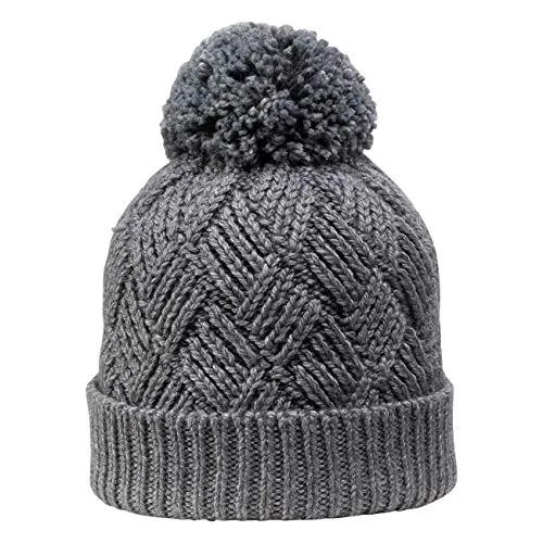 GIESSWEIN Mütze Setzberg - Gefütterte Wintermütze aus Merinowolle - Strickmützen für Damen, modische Bommelmütze aus Merinowolle mit Fleece-Fütterung für optimalen Tragekomfort und angenehme Wärme im Winter.