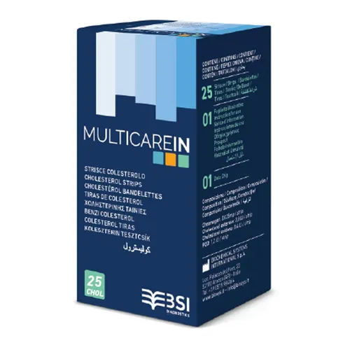 Multicare-Im Cholesterin Teststreifen (25 Packung)
