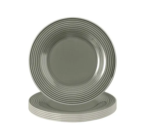Seltmann Weiden Beat Color Glaze Brotteller 6er Set in grau von Seltmann Weiden