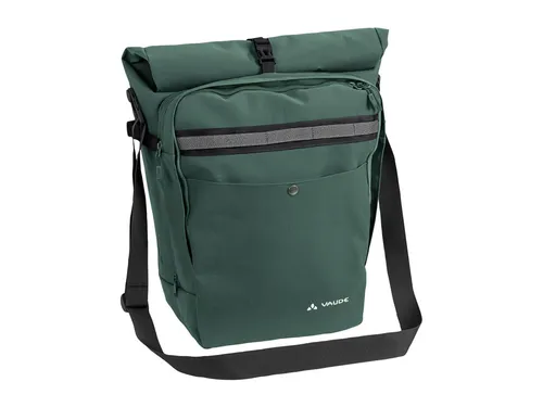 Vaude ExCycling Back Hinterradtaschen - Dusty Forest, Einheitsgröße - Fahrradtaschen mit umfangreicher Ausstattung, umweltfreundlichem Material und praktischem Wickelverschluss für schnellen Zugriff. Ideal für Radfahrer, die viel Stauraum benötigen.