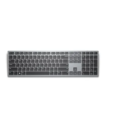 Produktbild Dell KB700 Tastatur RF Wireless + Bluetooth AZERTY Belgisch Grau