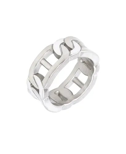 Fossil Edelstahl Kettendesign Ring JF04409040516 von Fossil