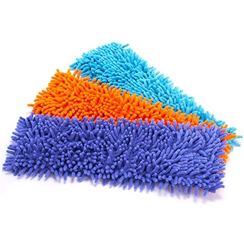 MSV Ersatzmop Wischmop Bodenwischer Chenille Mikrofaser ca. 42 x 13 cm (Farbauswahl nicht möglich)