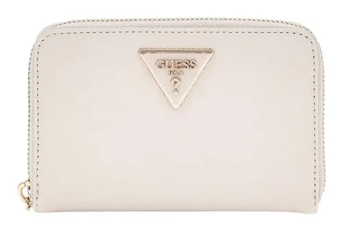 Guess Portemonnaie 'LAUREL' in Ecru in beige von GUESS