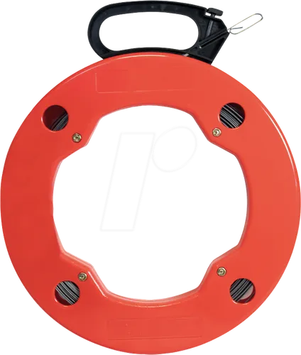 LogiLink Kabeleinziehband 60 m - Rot - Kabeltrommel mit 60 m Länge, ideal für eine ordentliche Kabelorganisation und einfache Handhabung.