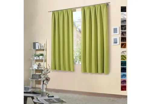 Vorhänge & Gardinen Grün von Heimtexland