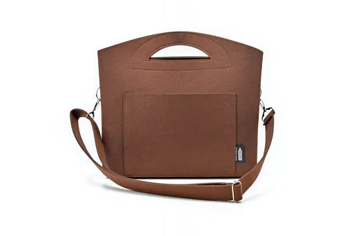 TANNDESIGN Wickeltasche „Jule“ – Nachhaltiger Baby Organizer aus recyceltem Filz - Wickeltaschen mit 6 Fächern, Getränkehalter & Wickelunterlage. Umweltfreundlich aus 100% recycelten PET-Flaschen, ideal für den modernen Familienalltag.