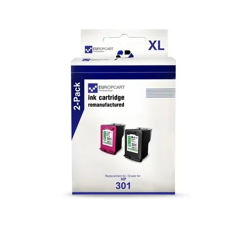 2x Patronen für HP 3632 4521 4526 4528 4527 3631 3633 4524 3635 2132 3636 CMYK