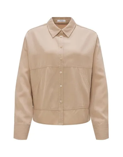 OPUS Damen Langarmbluse FJURI Regular - Damenblusen aus hochwertigem Lyocell, bietet lässigen Chic und hohen Tragekomfort für jeden Anlass.