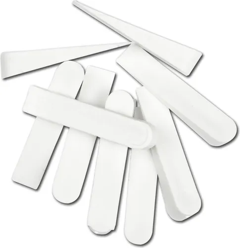 NEO TOOLS Distanz-keile, Fliesenkeile aus Kunststoff, universelles, wiederverwend, gleichmäßige Abstände zwischen den Fliesen oder Paneelenbares (28mm, 100 Stück)