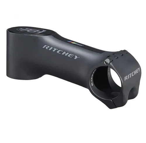 Ritchey WCS Chicane Vorbau 31,8 mm, 100 mm Länge - Aerodynamischer Vorbau für Rennrad und Gravel mit 100 mm Länge und 10° Neigung. Hergestellt aus leichtem Aluminium, bietet er optimale Steifigkeit und ein elegantes Design für anspruchsvolle Fahrer.