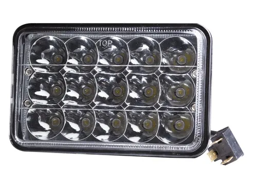 LED Arbeitsscheinwerfer LY8045C 12V 24V eckig schwarz