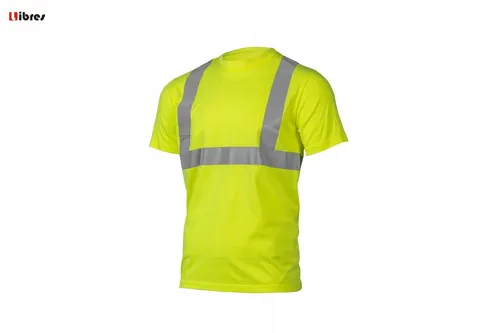Warn-T-Shirt, gelb L, aus Polycotton, HOGERT TECHNIK BREATHES