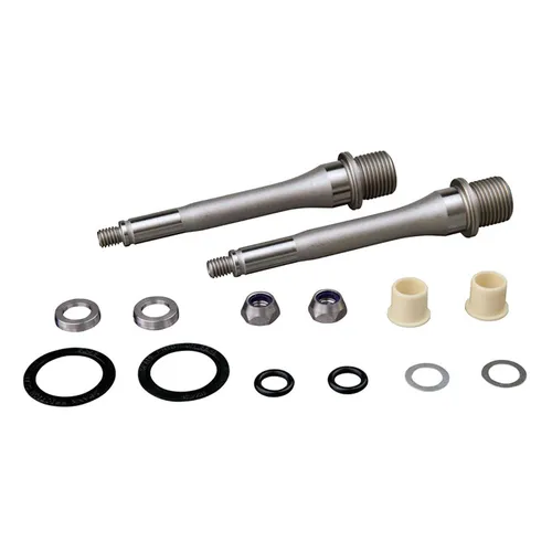 Spank Spike Pedal Reparaturset E (Achsen, Buchsen) 2011-2014 schwarz - Komplettes Reparaturset für Spank Spike Pedale, ideal für die Wartung und Verlängerung der Lebensdauer Ihrer Fahrradschaltungsteile.